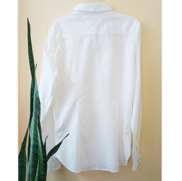 NWT Tommy Hilfiger White Button Up Dress Shirt - Picture 2 of 5